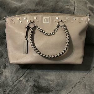 Victoria Secrets Grey Purse Medium Sized